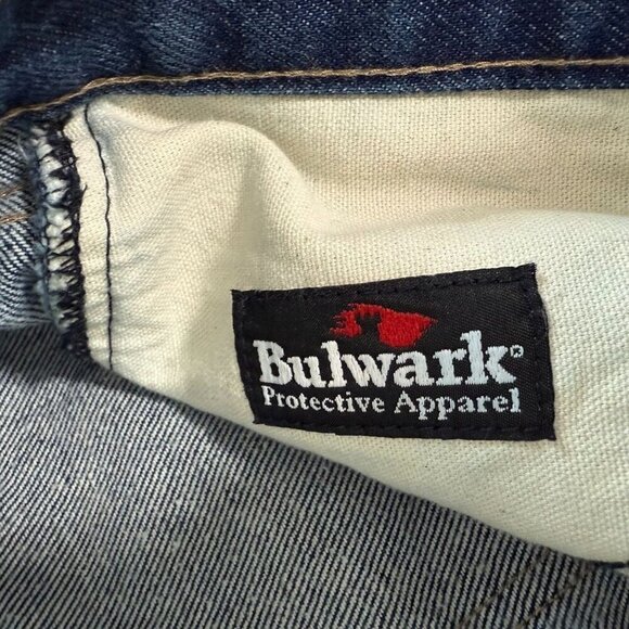 Bulwark Jeans Men 32x29 Blue Flame Resistant Workwear Utility Protective Apparel - Picture 14 of 16